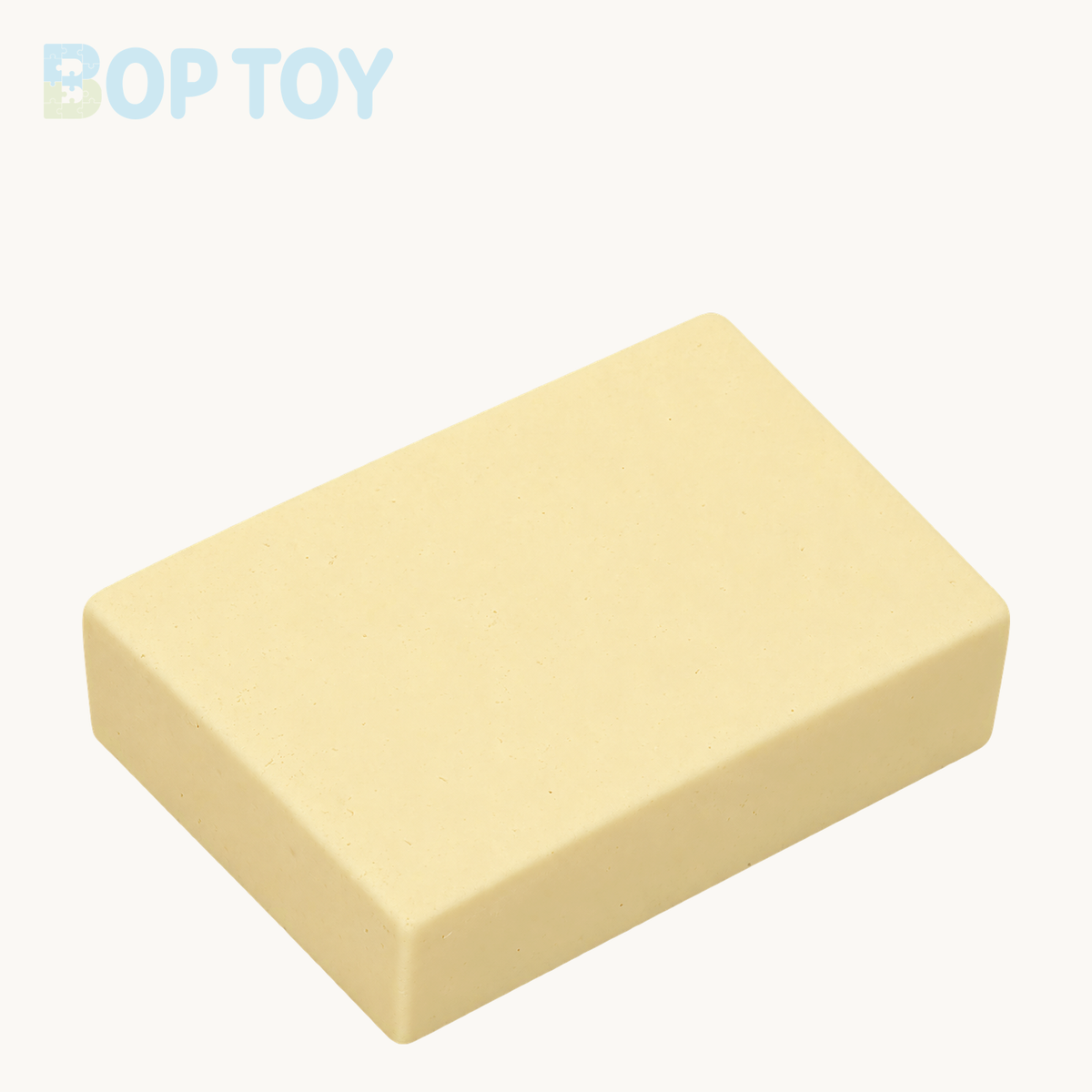 Slow Rising Squishy Milk Brick Stress Relief Decompression Toy – Beige – BOP TOY
