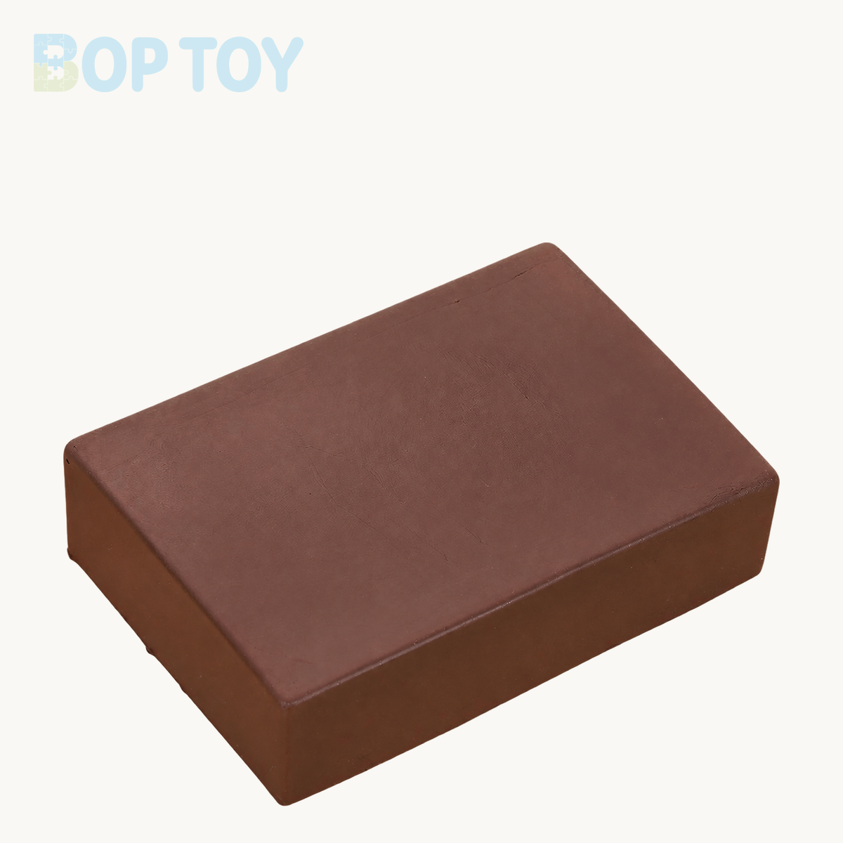 Slow Rising Squishy Milk Brick Stress Relief Decompression Toy – Chocolate – BOP TOY