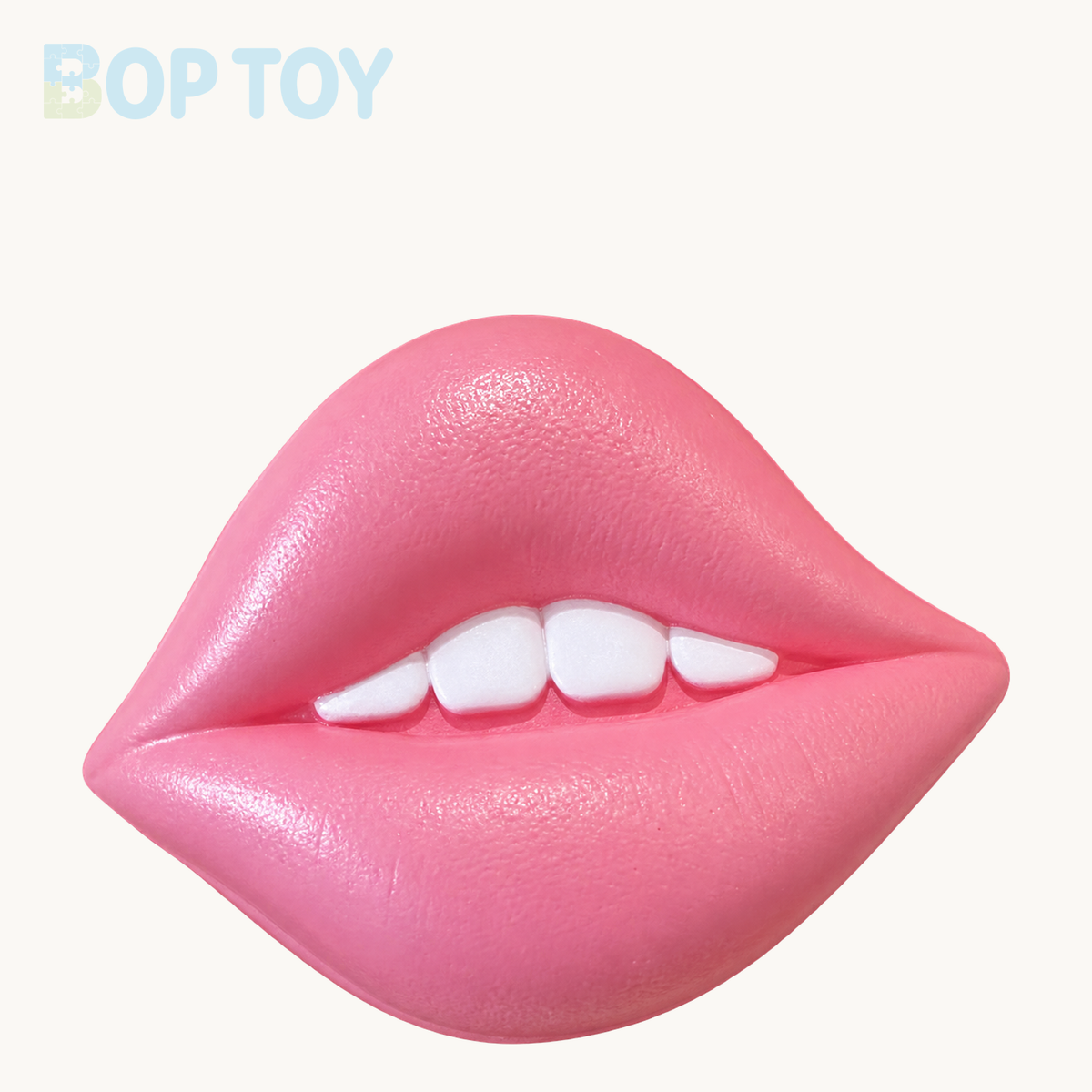 Slow Rising Squishy Mouth Lips Stress Relief Decompression Toy – Pink – BOP TOY