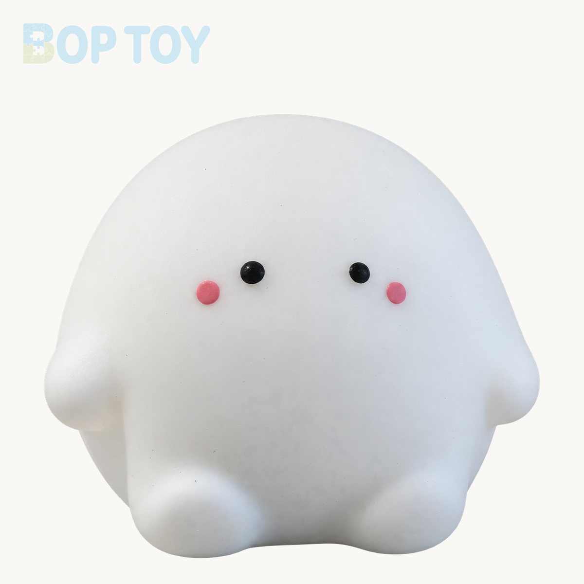 Slow Rising Squishy White Pet Stress Relief Decompression Toy – 1pc – BOP TOY