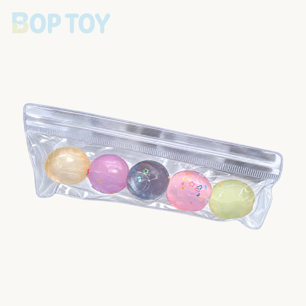 5 Colors Mini Transparent Balls Taba Squishy Toy – 5 Colors – BOP TOY