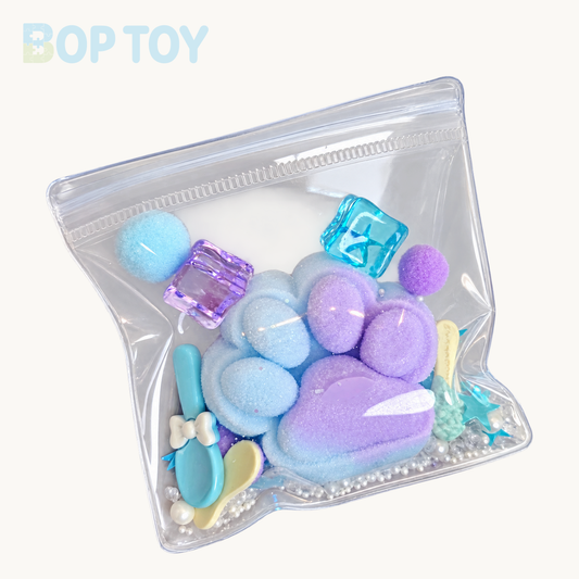 Cat's Paw - Blue & Purple Taba Squishy Toy – Blue & Purple – BOP TOY