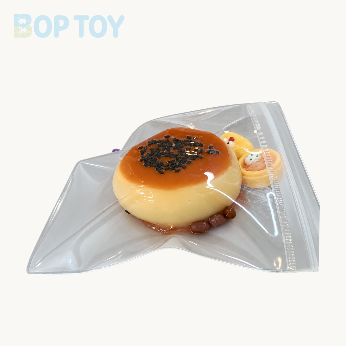 Custard Bun Taba Squishy Toy – dessert – BOP TOY