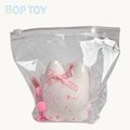 Kitty with Fur Taba Squishy Toy – White – BOP TOY