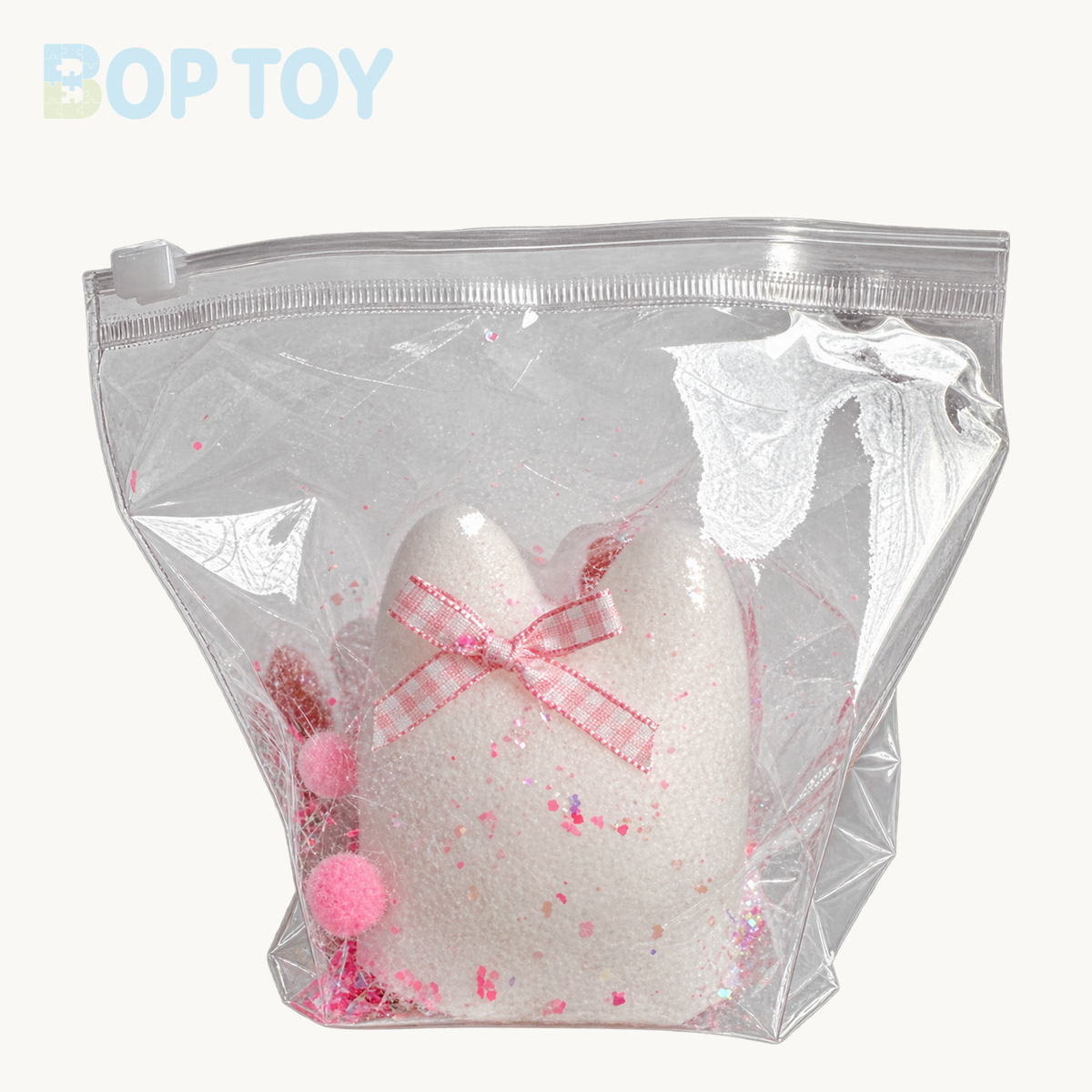 Kitty with Fur Taba Squishy Toy – White – BOP TOY
