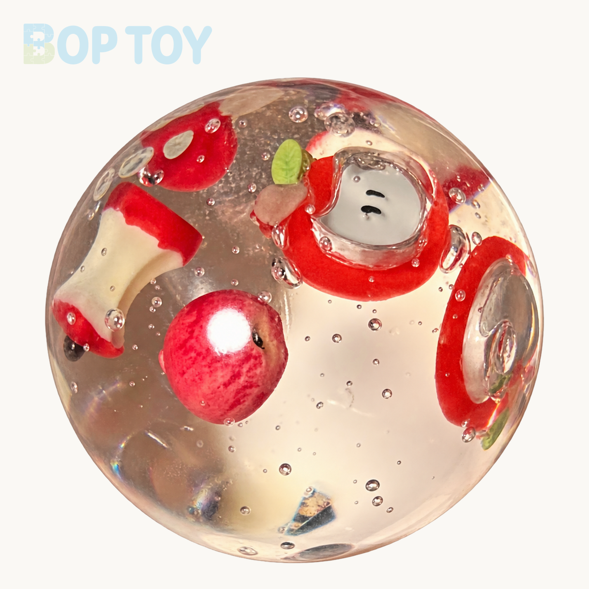 Apple Stress Ball Squishy Stress Relief Decompression Toy – 1pc – BOP TOY