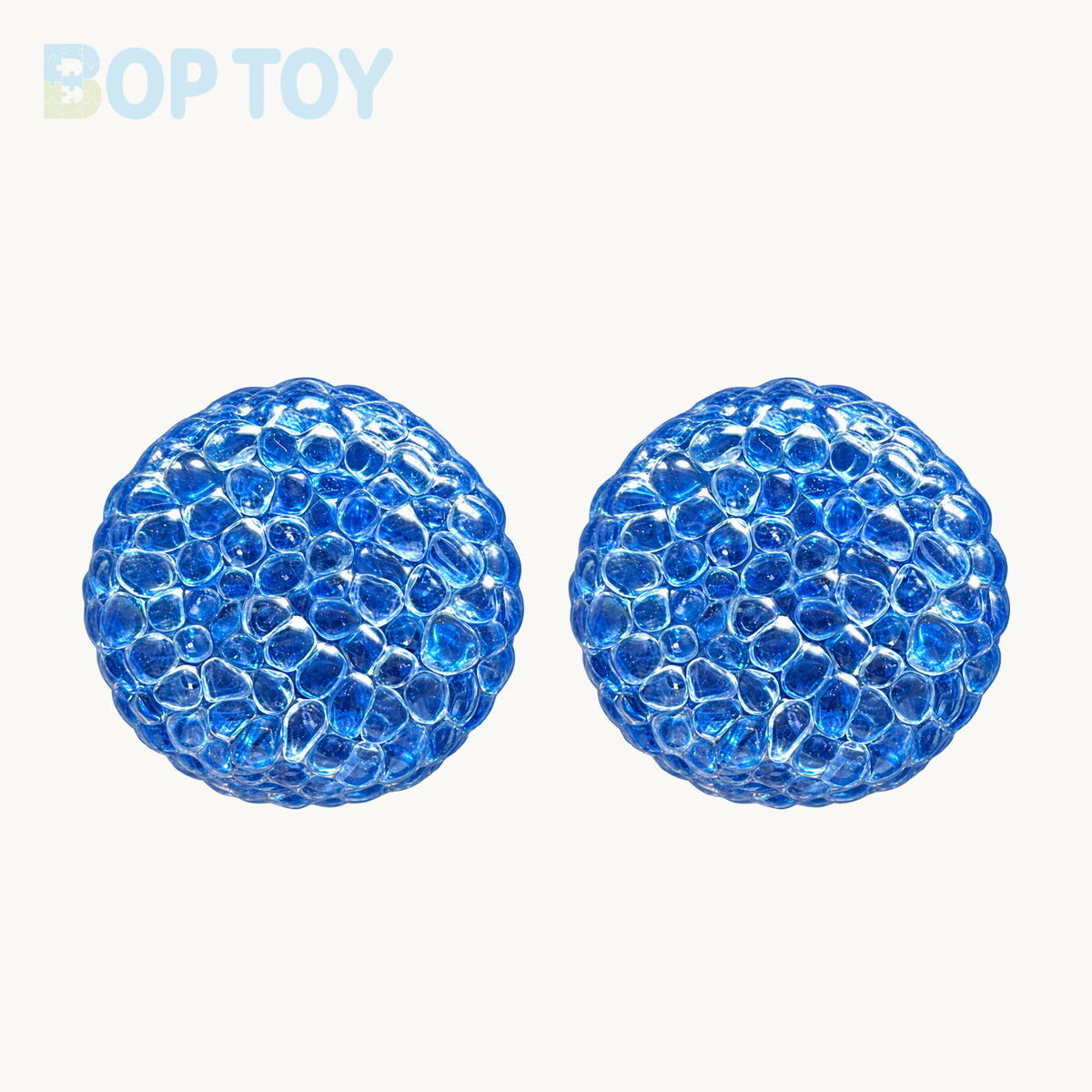 Blue Handmade Stress Balls – 2pcs – BOP TOY