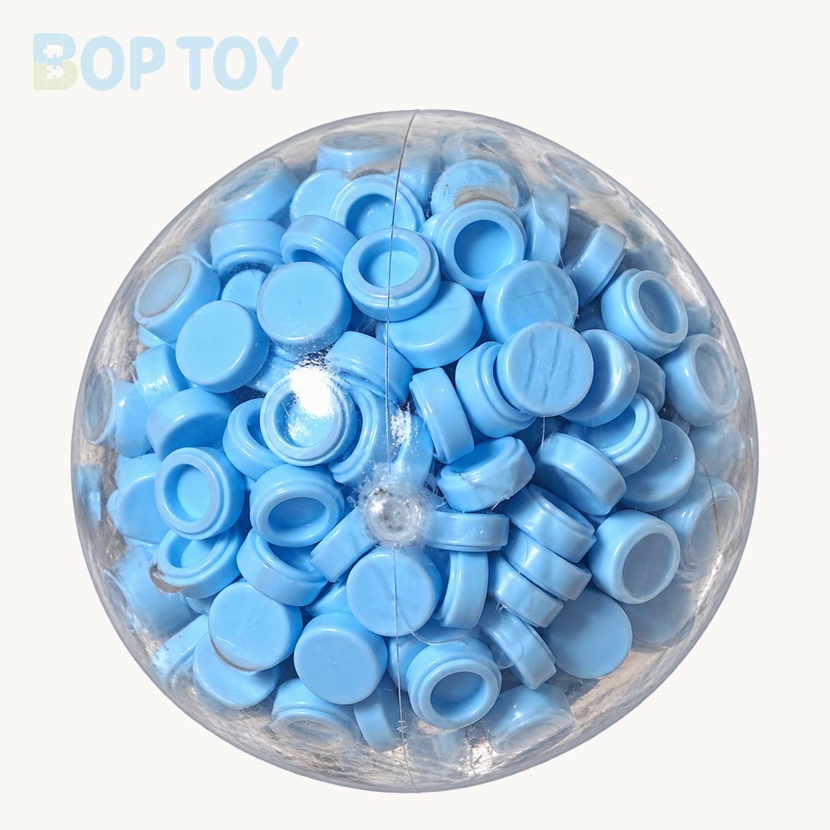 Building Blocks Handmade Stress Balls – Blue – BOP TOY