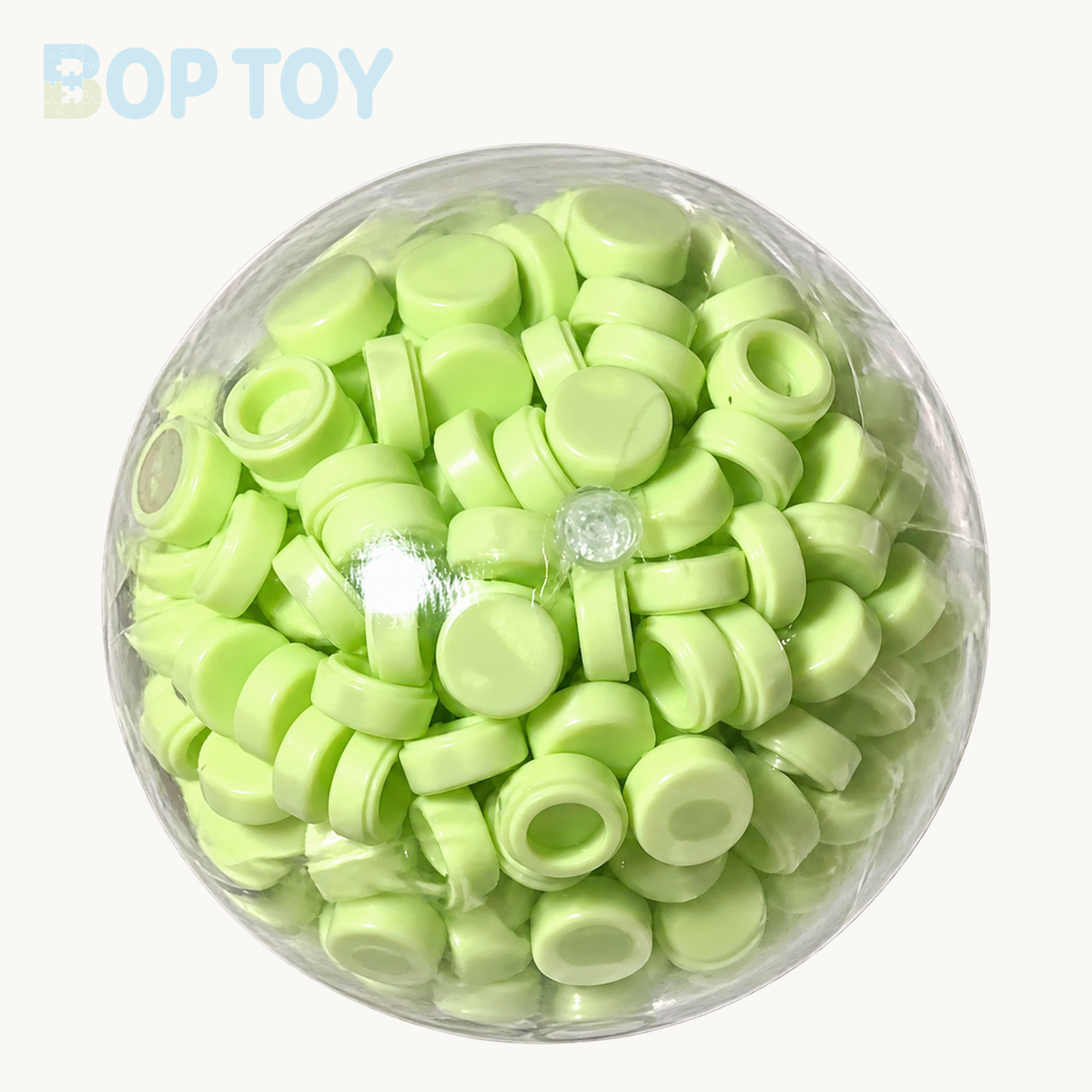 Building Blocks Handmade Stress Balls – Green – BOP TOY