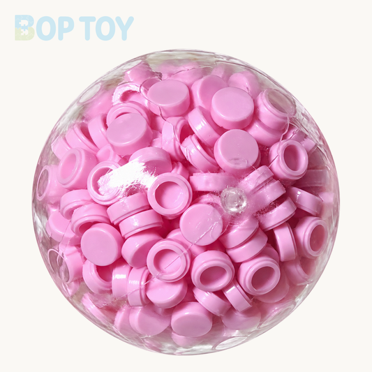 Building Blocks Handmade Stress Balls – Pink – BOP TOY