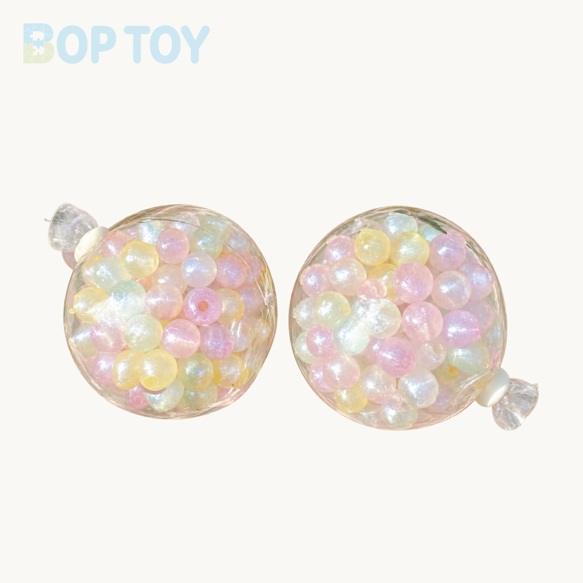 Color Shifting Beads Handmade Stress Balls – 2pcs – BOP TOY