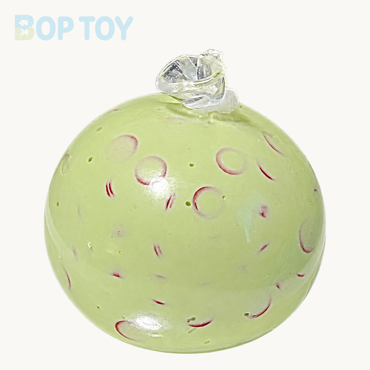 Cream & Building Block Handmade Stress Balls – Matcha Green – BOP TOY