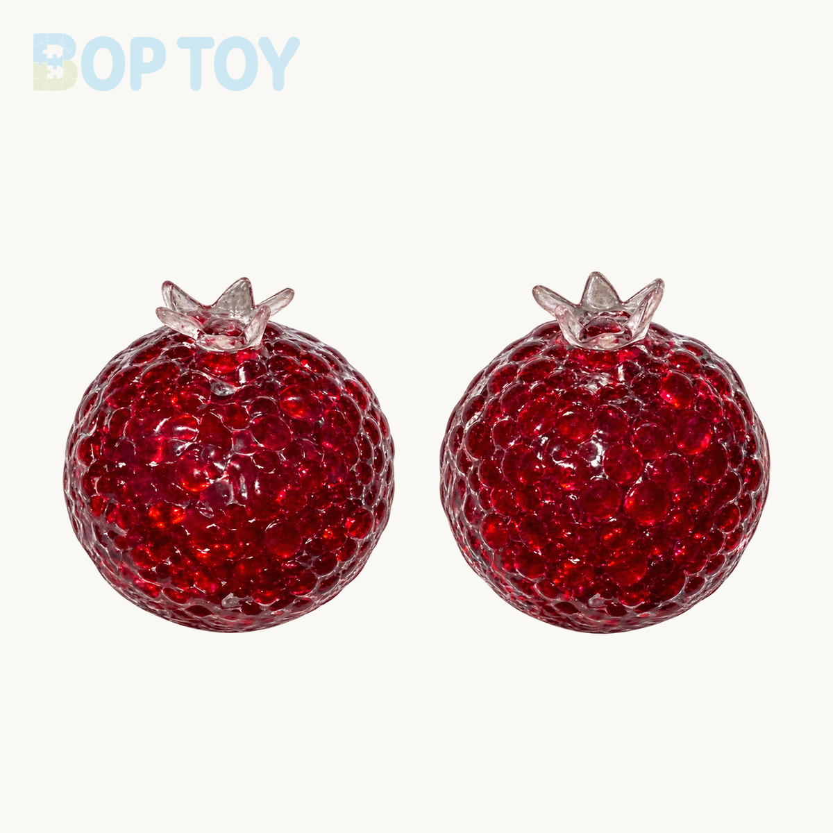 Garnet Red / Garne Blue Handmade Stress Balls – 2pcs / Red – BOP TOY