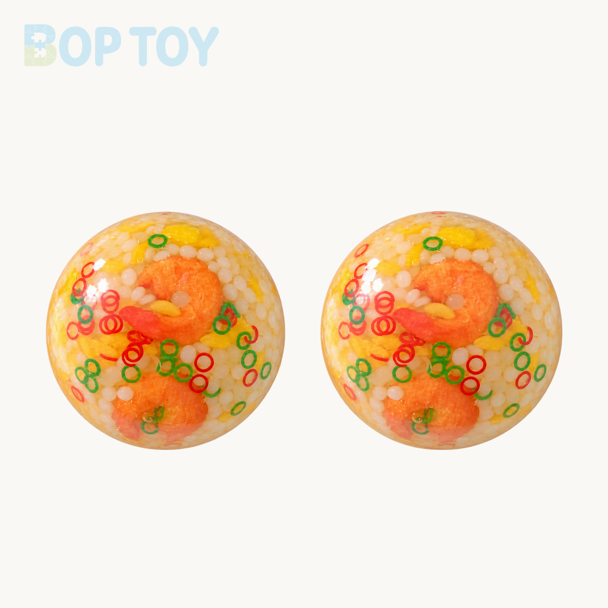 Handmade Shrimp Stress Ball – 2pcs – BOP TOY