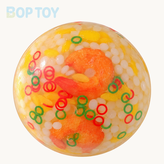 Handmade Shrimp Stress Ball – 1pc – BOP TOY