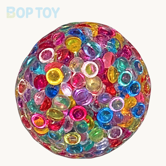 Rainbow Beads Handmade Stress Balls – 1pc – BOP TOY