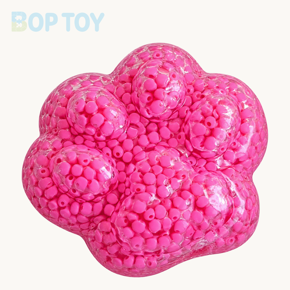 Rose Cat's Paw Handmade Stress Balls – 1pc – BOP TOY