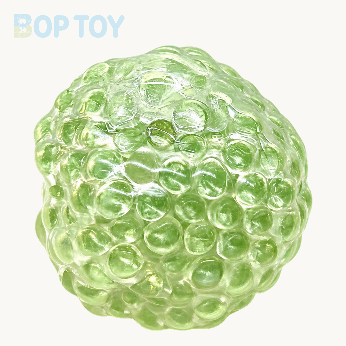 Rose Red / Purple / Green Bead Stress Ball Relief Decompression Toy – Green – BOP TOY