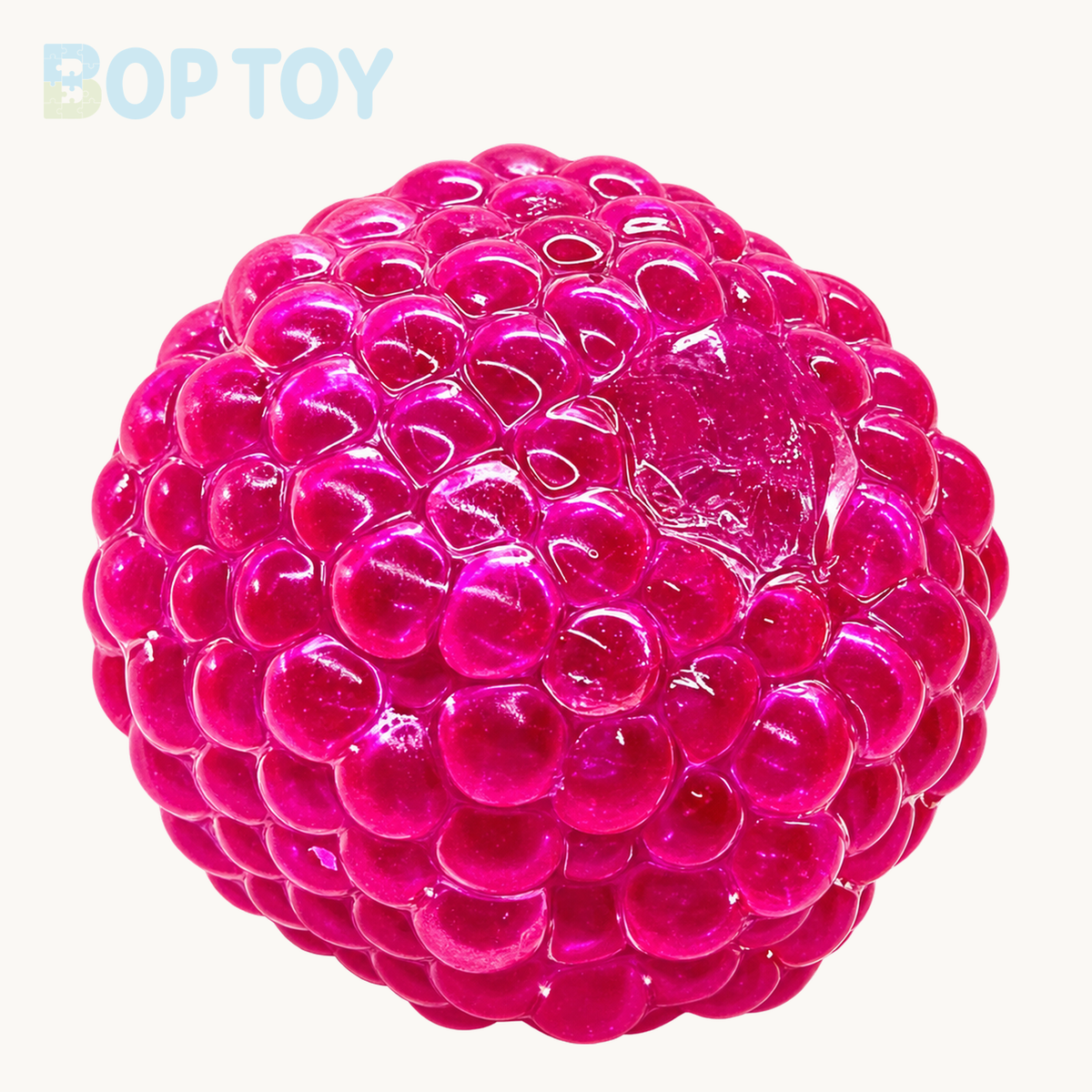 Rose Red / Purple / Green Bead Stress Ball Relief Decompression Toy – Rose Red – BOP TOY