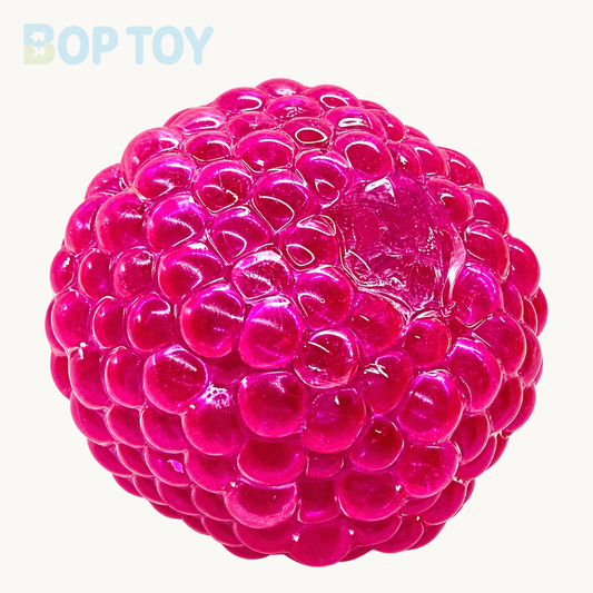 Rose Red / Purple / Green Bead Stress Ball Relief Decompression Toy – Rose Red – BOP TOY