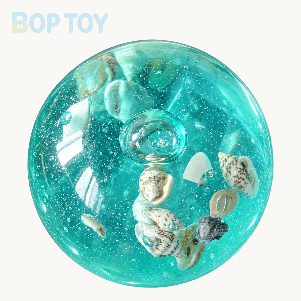 Sea Blue Stress Ball Jelly Ball Squishy Stress Relief Decompression Toy – 1pc – BOP TOY