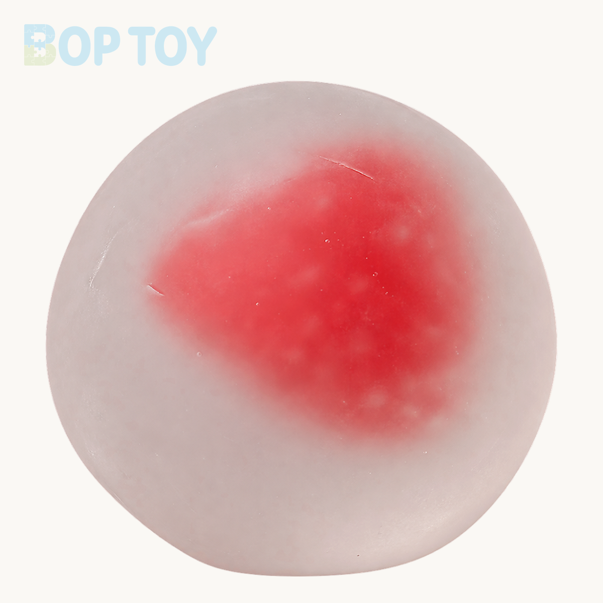 Strawberry Mochi Stress Ball Jelly Ball Squishy Stress Relief Decompression Toy – 1pc – BOP TOY