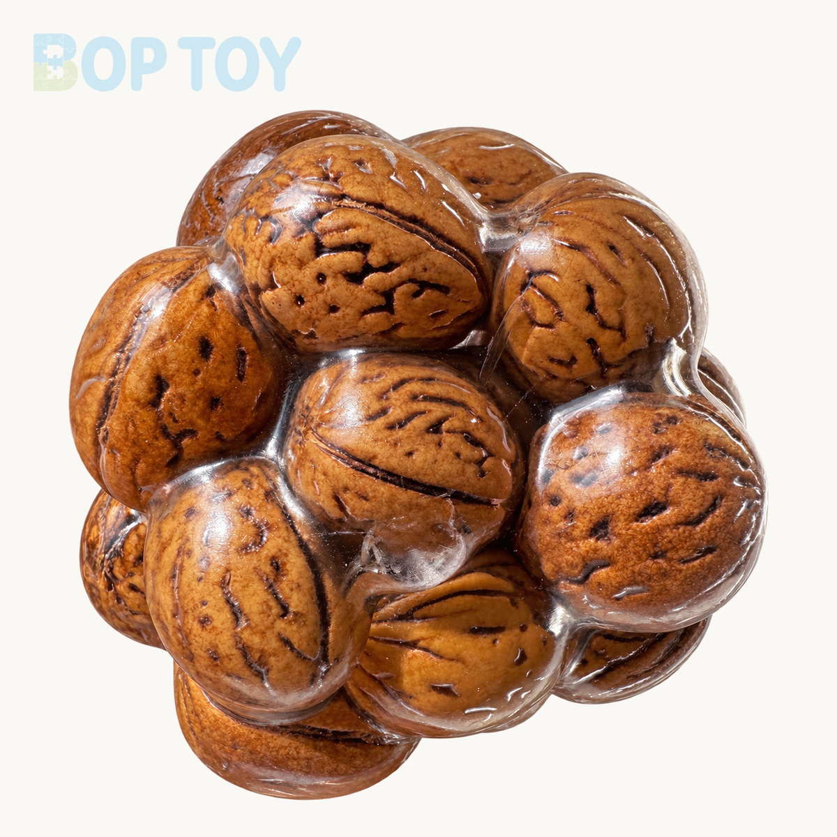 Walnut Handmade Stress Balls – 1pc – BOP TOY