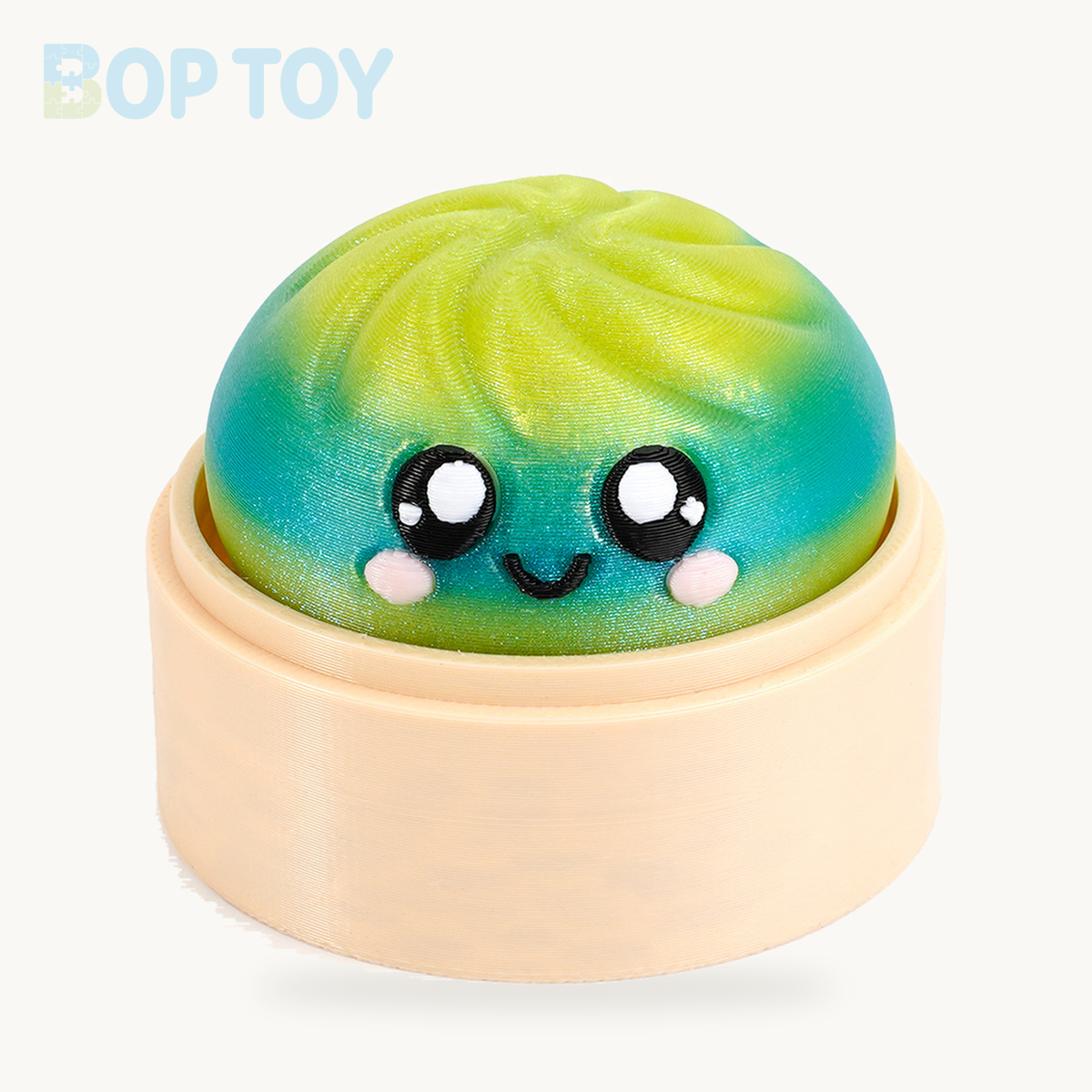 Baozi Button Fidget Toy - 23 Styles - Nebula / Single - Forest; base included, lid sold separately