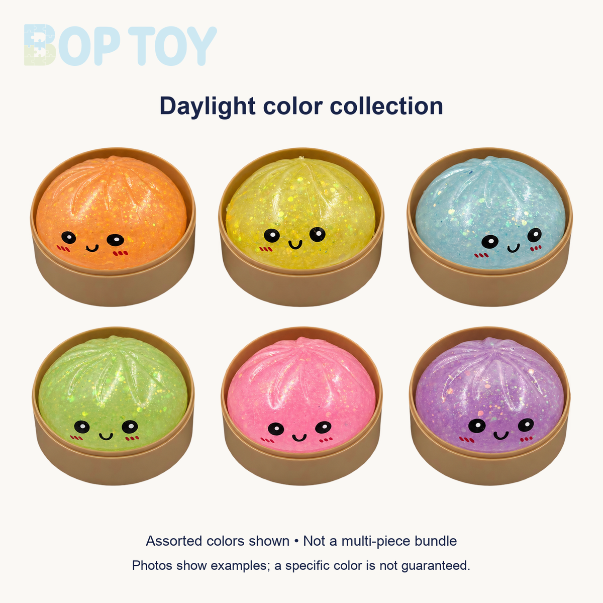 Daylight color collection - six photographed color examples, not a six-piece bundle