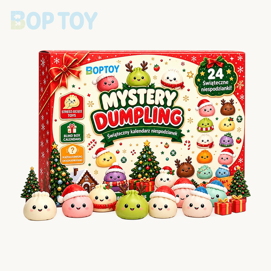 Christmas B countdown calendar gift box; one complete selected box; digitally branded packaging preview