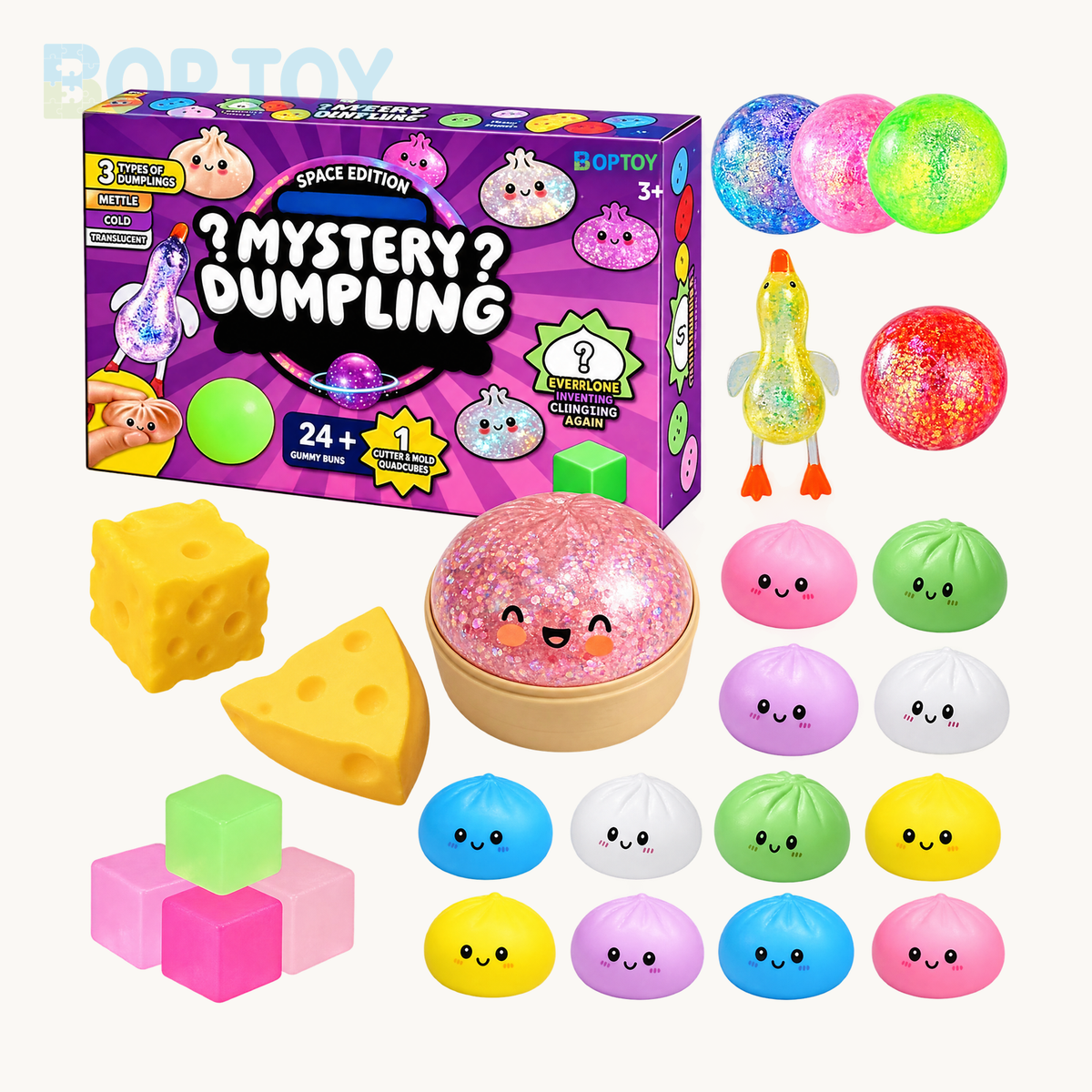 Mystery C - Large countdown calendar gift box; one complete selected box; digitally branded packaging preview