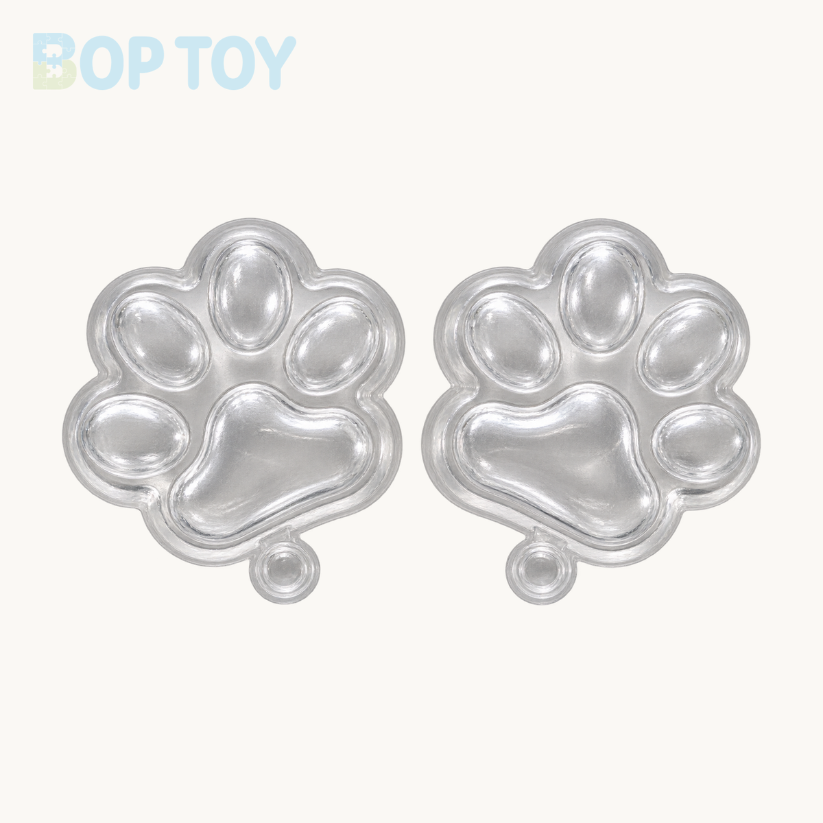 Transparent Cat's Paw Stress Ball Skin 5.5cm — hero — BOP TOY