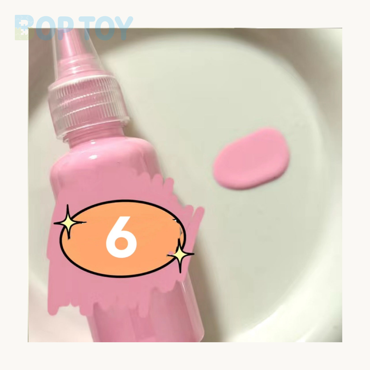 24 Colors Silicone Color Dye Milky Color Paste for Silicone Squishy-30g Each — 06 — BOP TOY