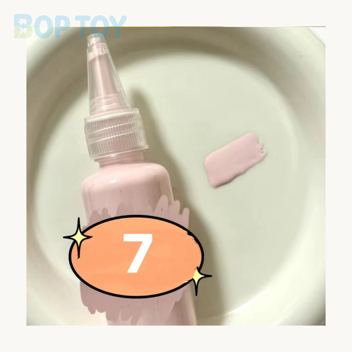 24 Colors Silicone Color Dye Milky Color Paste for Silicone Squishy-30g Each — 07 — BOP TOY