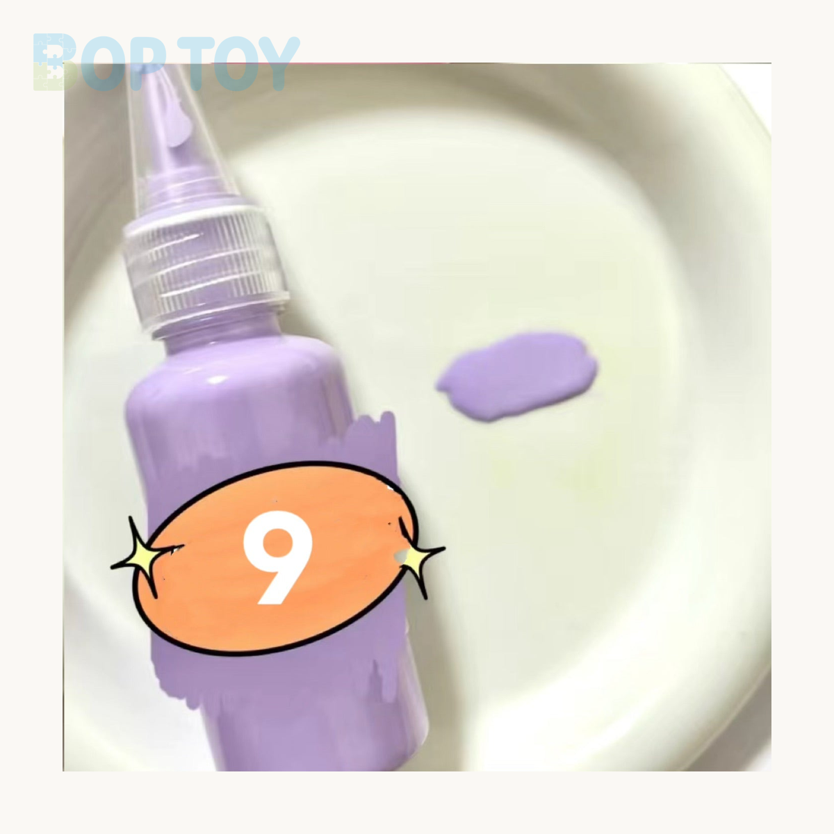24 Colors Silicone Color Dye Milky Color Paste for Silicone Squishy-30g Each — 09 — BOP TOY