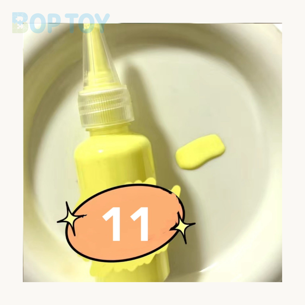 24 Colors Silicone Color Dye Milky Color Paste for Silicone Squishy-30g Each — 11 — BOP TOY