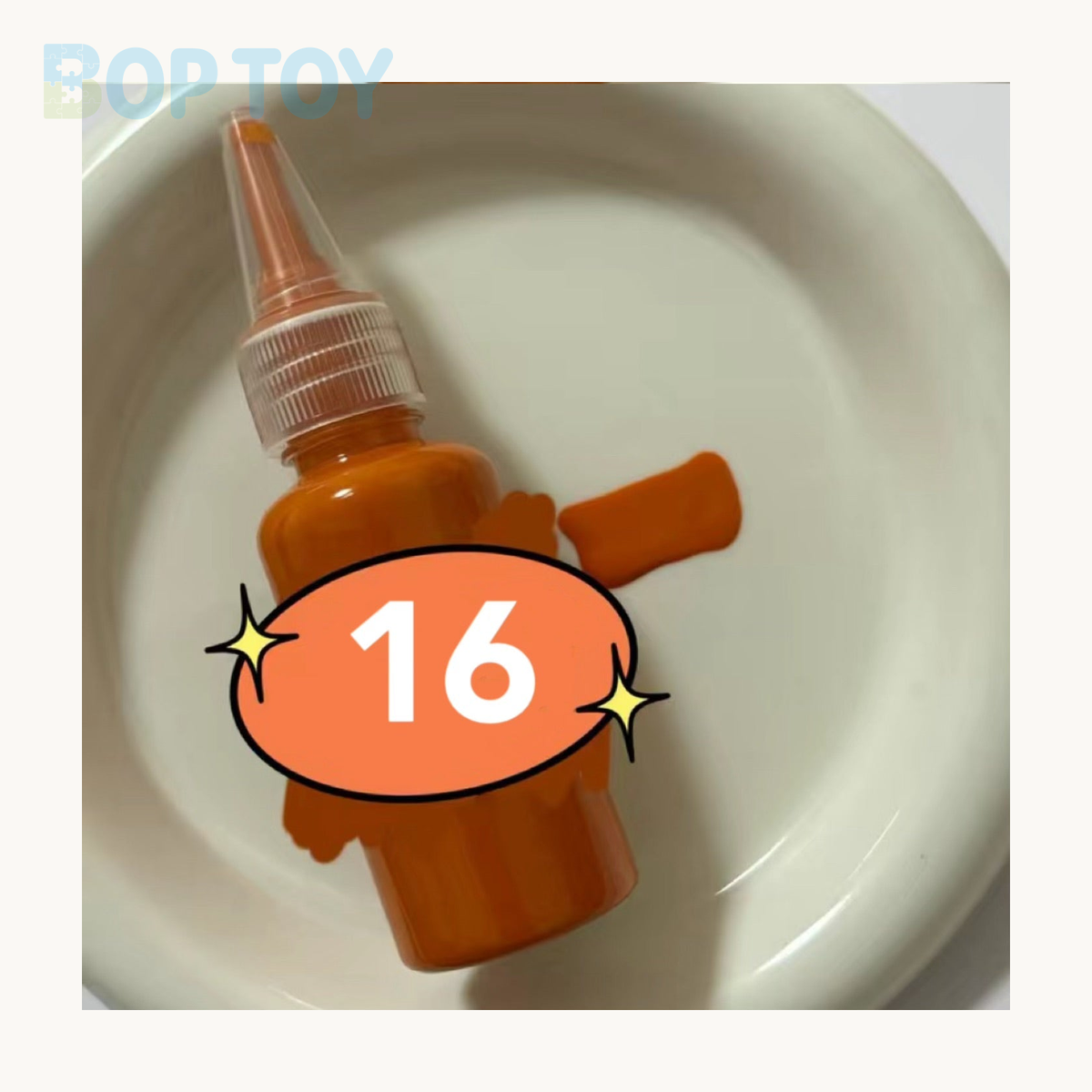 24 Colors Silicone Color Dye Milky Color Paste for Silicone Squishy-30g Each — 16 — BOP TOY