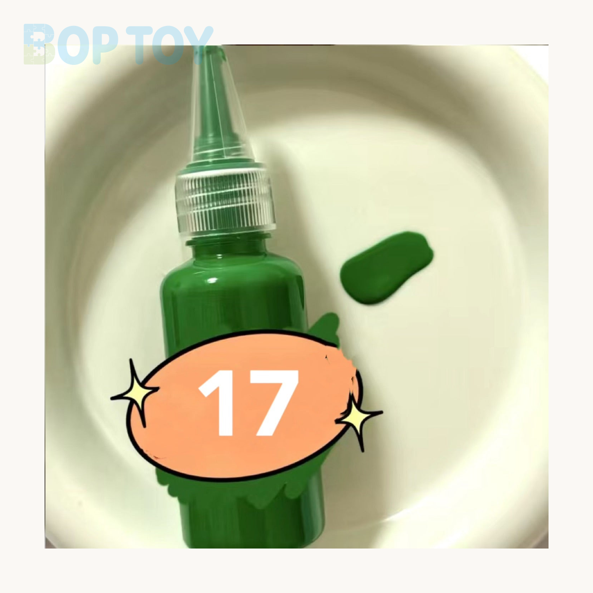 24 Colors Silicone Color Dye Milky Color Paste for Silicone Squishy-30g Each — 17 — BOP TOY
