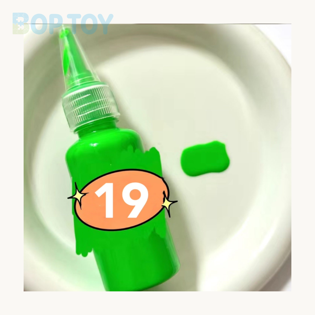 24 Colors Silicone Color Dye Milky Color Paste for Silicone Squishy-30g Each — 19 — BOP TOY