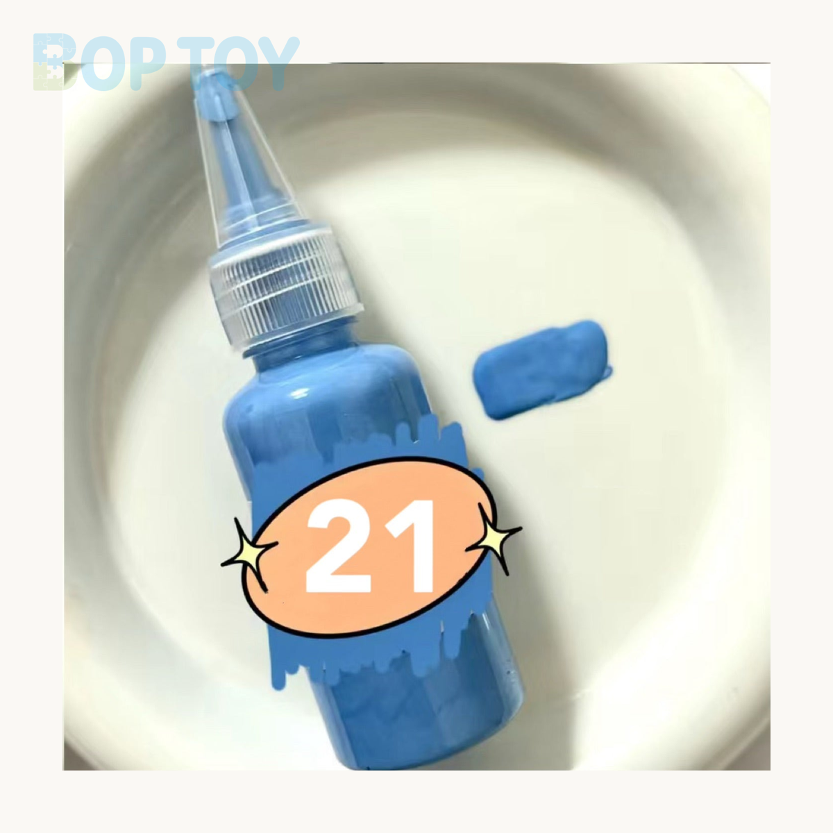 24 Colors Silicone Color Dye Milky Color Paste for Silicone Squishy-30g Each — 21 — BOP TOY