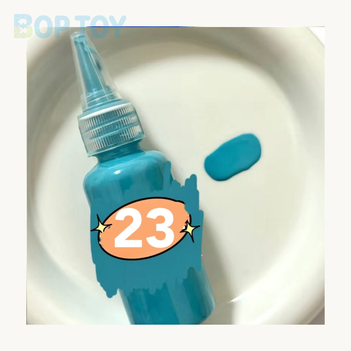 24 Colors Silicone Color Dye Milky Color Paste for Silicone Squishy-30g Each — 23 — BOP TOY