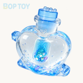 Transparent Heart Shape Wish Bottle Taba Squishy Toy — Blue — BOP TOY