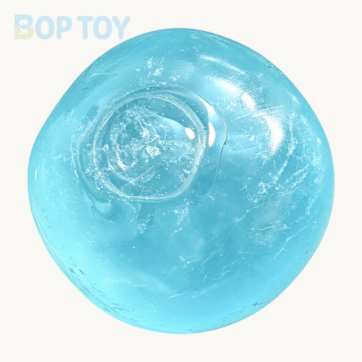 Coconut Oil Soap Base Handmade Stress Balls — Blue / Purple / Green & More — Blue — BOP TOY