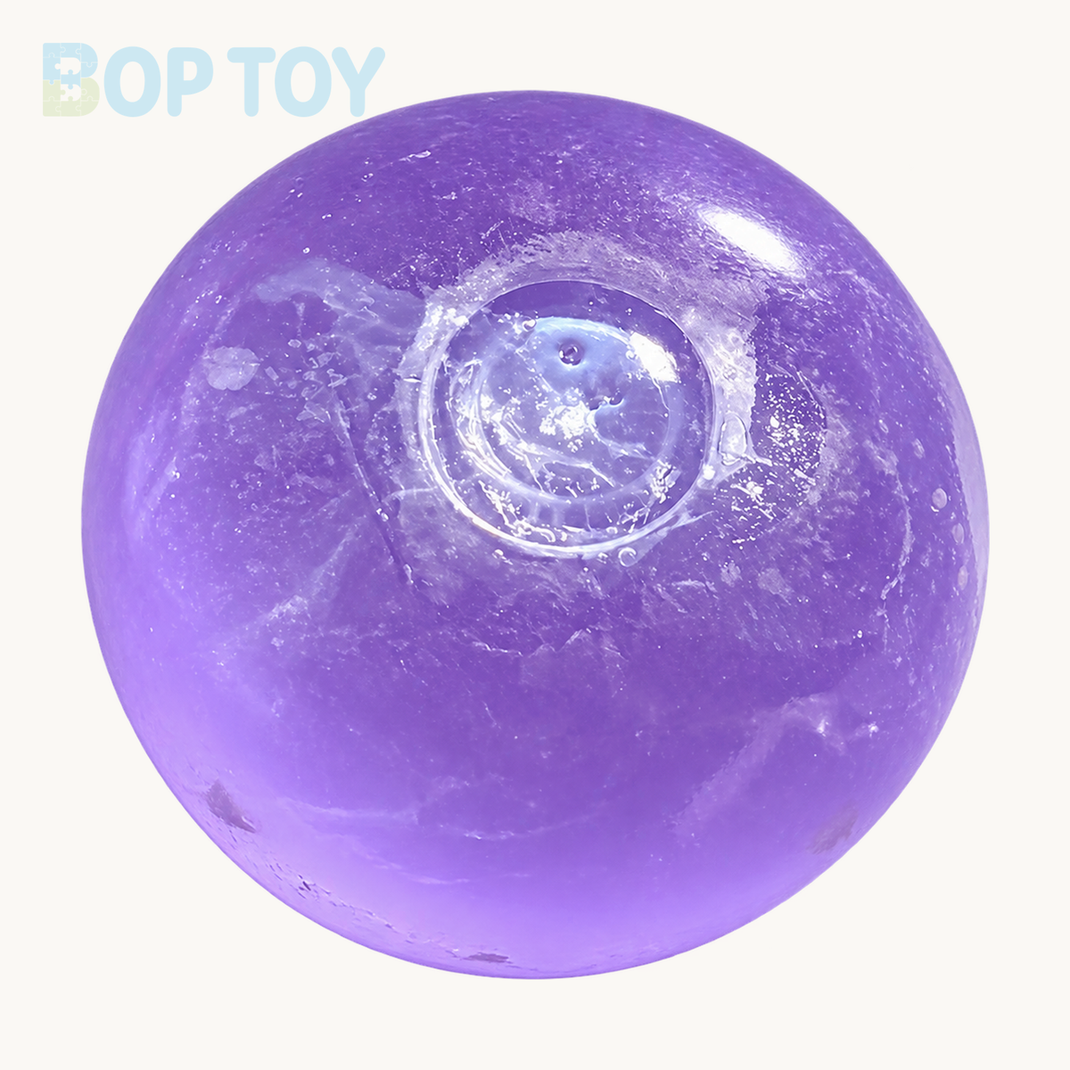 Coconut Oil Soap Base Handmade Stress Balls — Blue / Purple / Green & More — Purple — BOP TOY