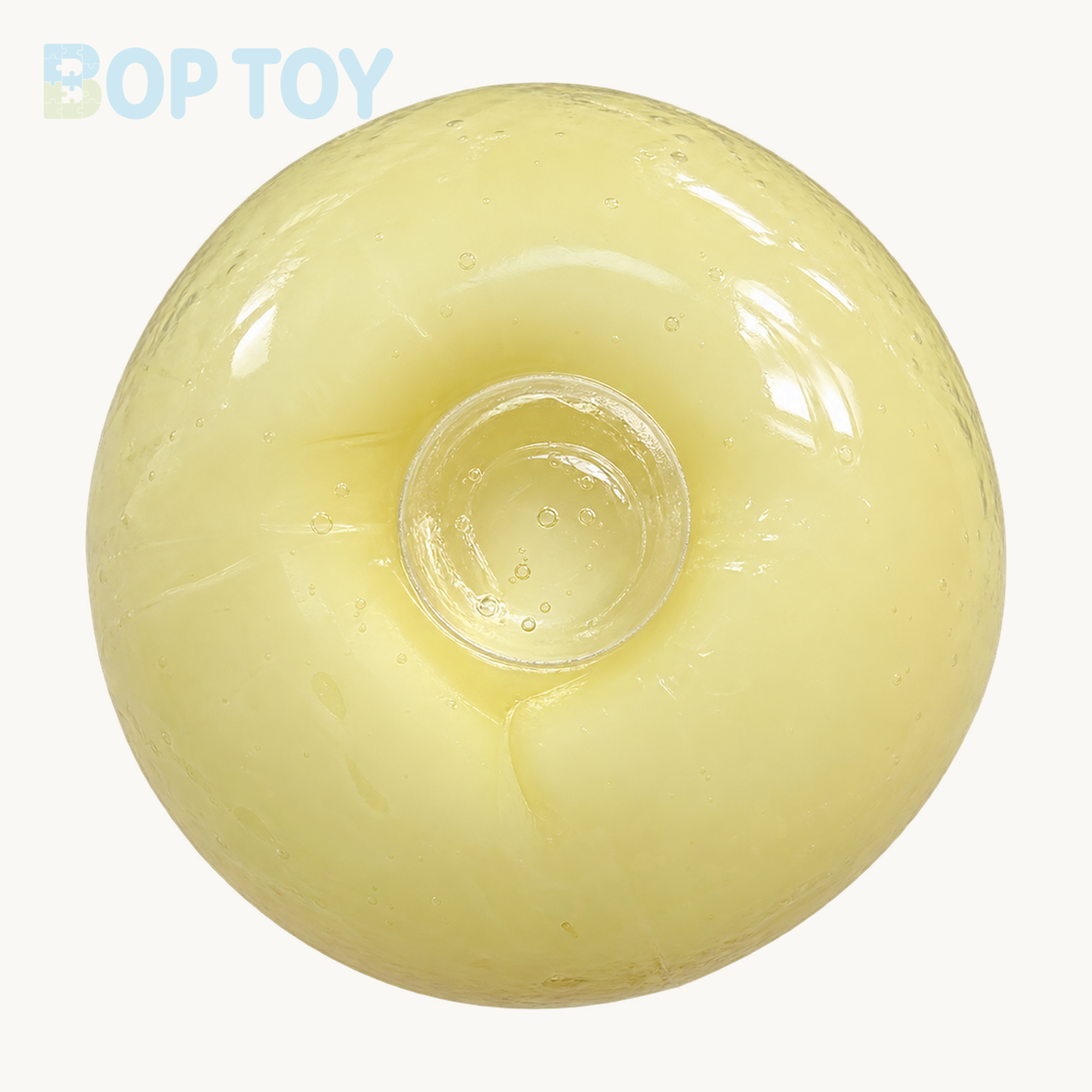 Coconut Oil Soap Base Handmade Stress Balls — Blue / Purple / Green & More — Butter Yellow — BOP TOY