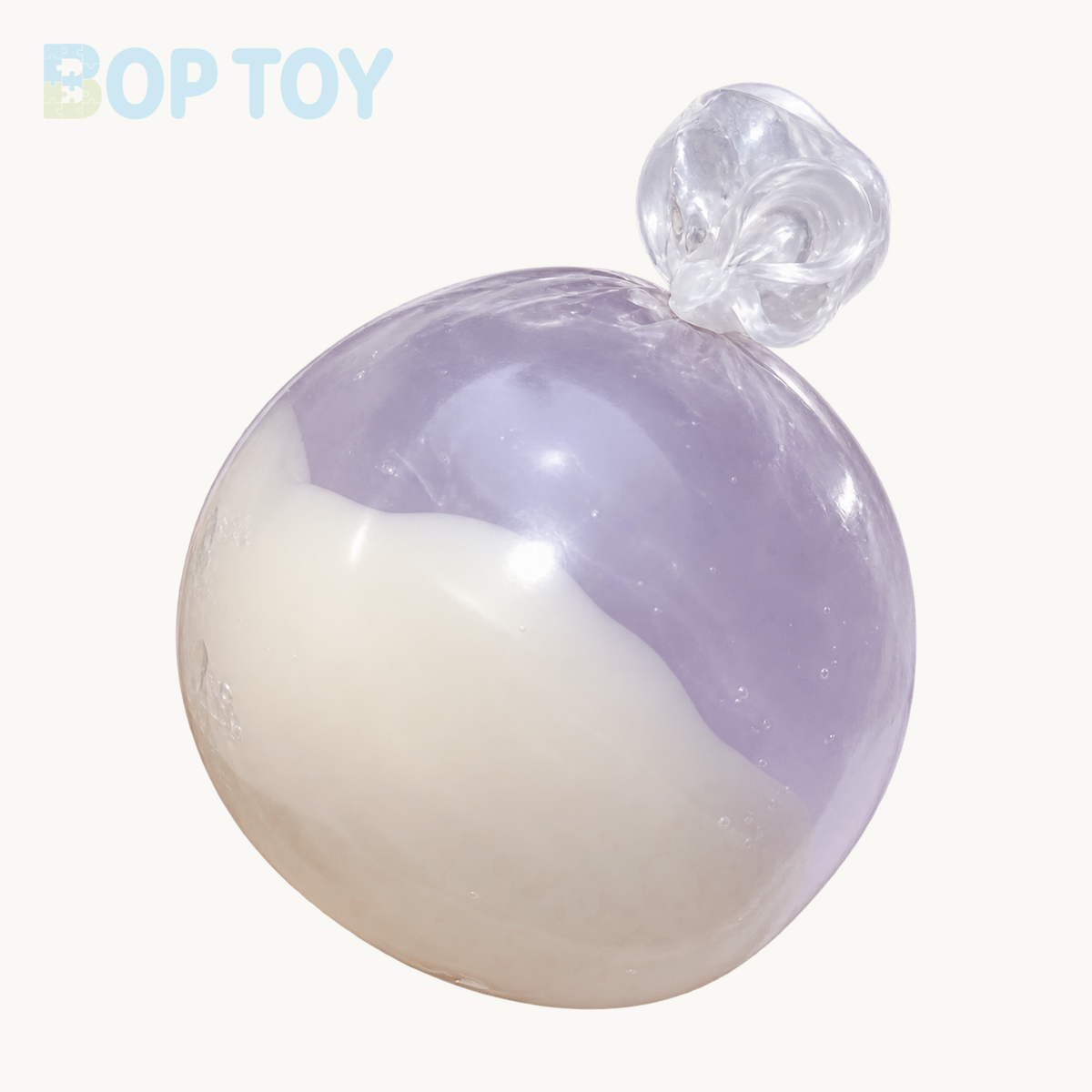 Coconut Oil Soap Base Handmade Stress Balls — 1pc Purple / 1pc Green — 1pc Purple — BOP TOY