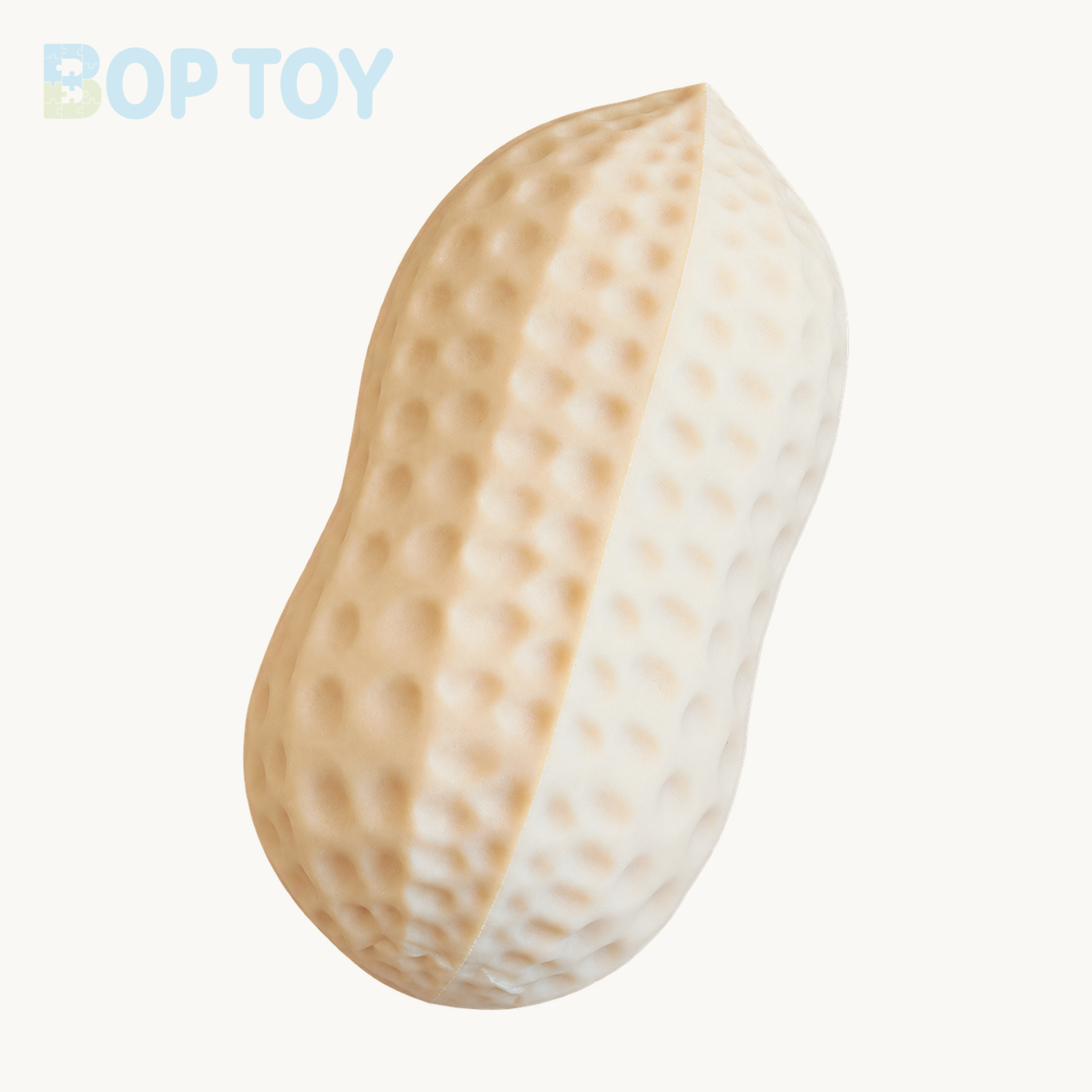 Jumbo Peanut Slow Rise Squishy — product-only hero — BOP TOY