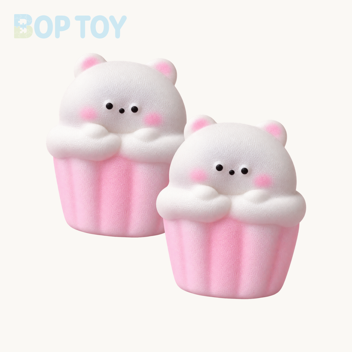 Slow Rising Squishy Bear Ice Cream Stress Relief Decompression Toy — matching variant — BOP TOY