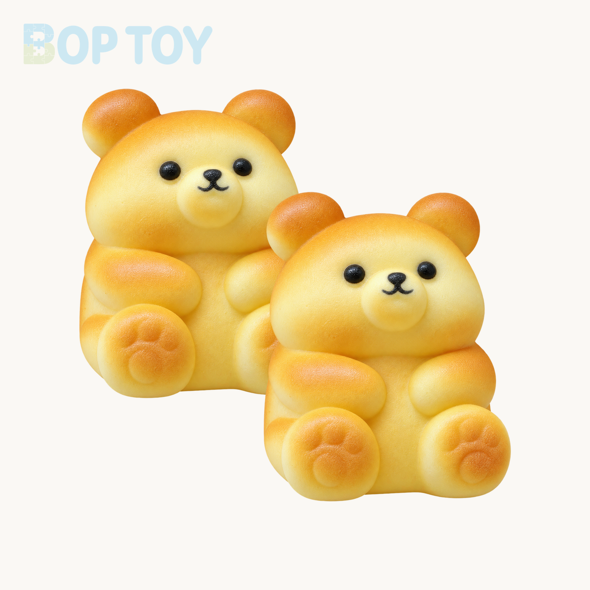 Slow Rising Squishy Bear Stress Relief Decompression Toy — 1pc / 2pcs — matching variant — BOP TOY