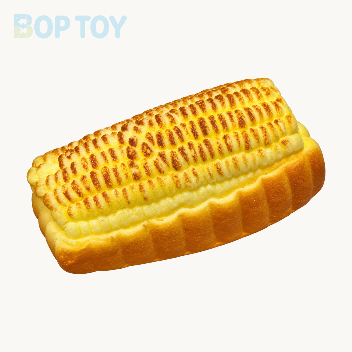 Slow Rising Squishy Charcoal Grilled Corn — product-only hero — BOP TOY